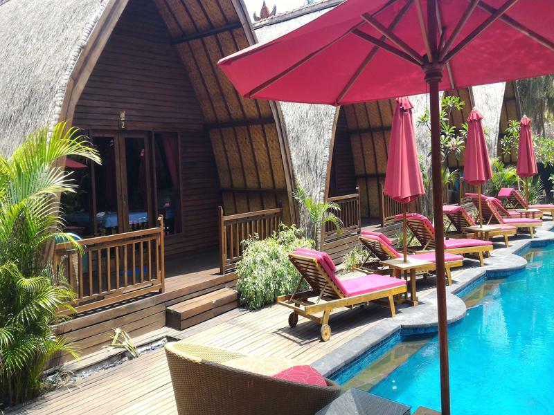 D'Wahana Resort Gili Trawangan Exteriör bild